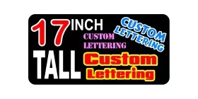 z2 Custom Lettering 17 Inch Tall Decal / Sticker