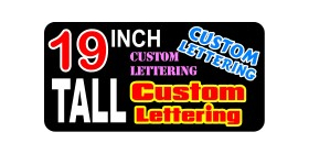 z2 Custom Lettering 19 Inch Tall Decal / Sticker