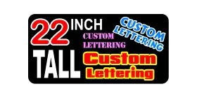 z2 Custom Lettering 22 Inch Tall Decal / Sticker