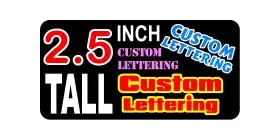 z17 Custom Lettering 2.5 Inch Tall  Decal / Sticker