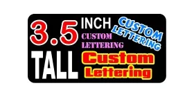 z19 Custom Lettering 3.5 Inch Tall Decal / Sticker