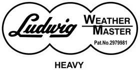 Ludwig Weather Master Heavy Decal / Sticker 11