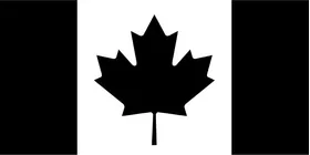 Canada Flag Decal / Sticker 06