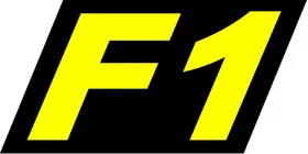 Mercury Racing F1 Decal / Sticker 32