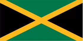 Jamaica Flag Decal / Sticker 04