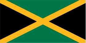 Jamaica Flag Decal / Sticker 04