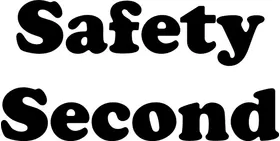 Safety Second Decal / Sticker 02