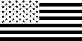 American Flag Decal / Sticker 96