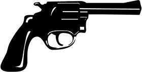 Revolver Decal / Sticker 01