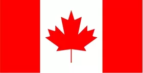 Canada Flag Decal / Sticker 05