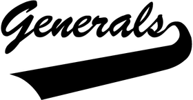 Generals Mascot Decal / Sticker 1