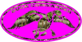 Pink Camouflage Duck Commander Hunting Decal / Sticker