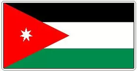 Jordan Flag Decal / Sticker