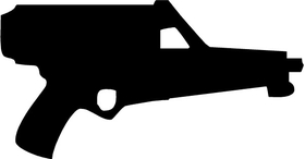 Calico 9mm Gun Decal / Sticker