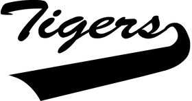 Tigers Mascot Decal / Sticker