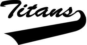 Titans Mascot Decal / Sticker