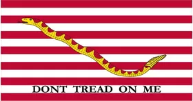 U.S. Naval Jack Flag Decal / Sticker 01