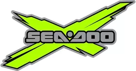 Manta Green Sea-Doo Decal / Sticker 14