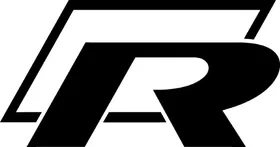 Rally Car R Decal / Sticker 02