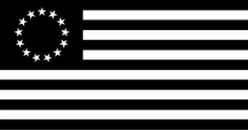 Betsy Ross American Flag Decal / Sticker 127