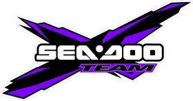 Violet Team Sea-Doo Decal / Sticker 46