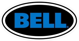 Black, White, Blue Bell Helmets Decal / Sticker 08