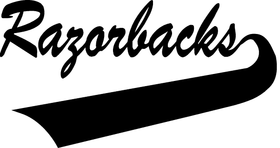 Razorbacks Mascots Decal / Sticker