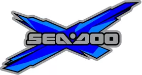 Blue Sea-Doo Decal / Sticker 42