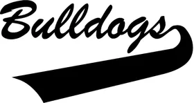 Bulldogs Mascot Decal / Sticker