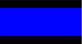 Thin Blue Line 2 Inch Thick Decal / Sticker 07