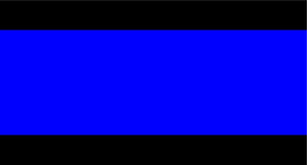 Thin Blue Line 2 Inch Thick Decal / Sticker 07