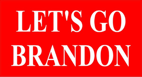 Let's Go Brandon MAGA Style Decal / Sticker 09