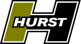 Black and Gold Hurst Decal / Sticker 08