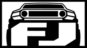 Toyota FJ Cruiser Decal / Sticker 01