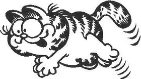 Garfield Decal / Sticker 01