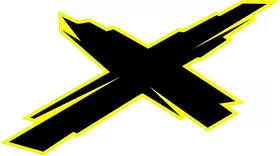 Yellow and Black Can-Am Ski-Doo Sea-Doo X Decal / Sticker 17