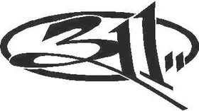 311 Band Decal / Sticker