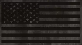 Distressed Black and Gray American Flag Decal / Sticker 71