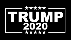 TRUMP 2020 Flag Decal / Sticker 17