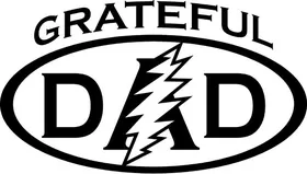 Grateful Dad Decal / Sticker 06