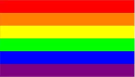 Rainbow LGBT Flag Decal / Sticker 01