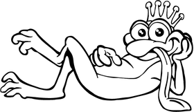 Frog Mascot Decal / Sticker