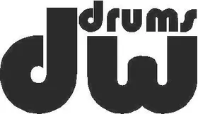 DW Drums Decal / Sticker 02