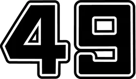 Six Pack Movie Car 49 Decal / Sticker 05