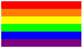 Rainbow LGBT Flag Decal / Sticker 05