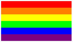 Rainbow LGBT Flag Decal / Sticker 05