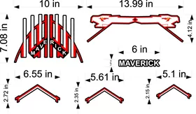 Top Gun Maverick Helmet Decal / Sticker Set 01