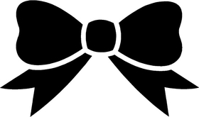 Bow Ribbon Decal / Sticker 03