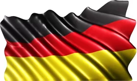 German Flag Decal / Sticker 02