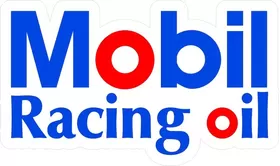 Mobil Racing Oil Decal / Sticker 10